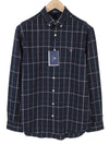 Button-Up Tech Prep Oxford Check