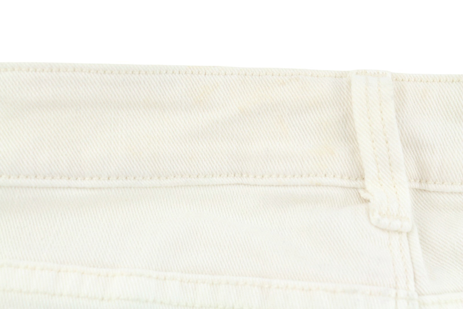 MAISON SCOTCH La Parisienne Women Jeans W28 Ivory Skinny Distress Patches