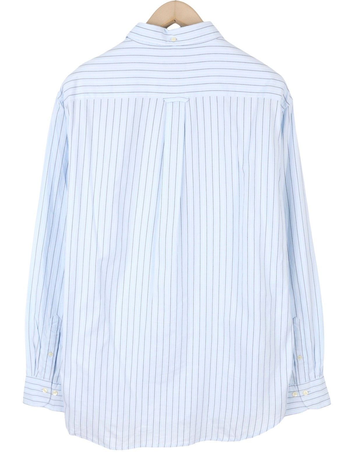 GANT Reg Oxf Stripe Men Shirt XL Light Blue Button-Down Pocket Casual Shirt