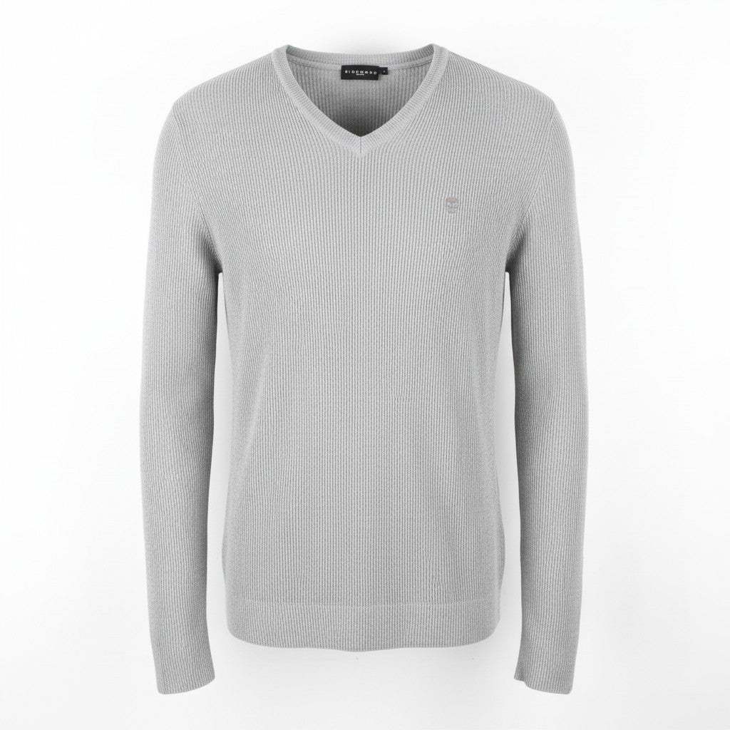 Graues Sweatshirt aus Twill
