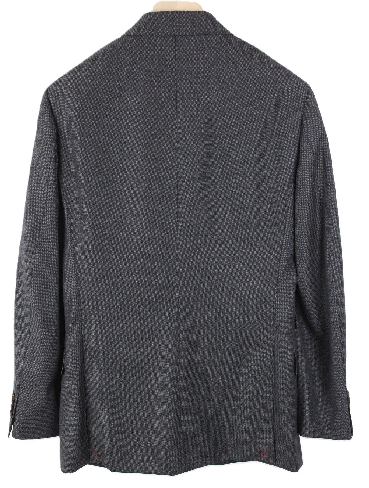 SUITSUPPLY Men Blazer UK36R Grey Pure Wool Single-Breasted Notch Lapel Formal