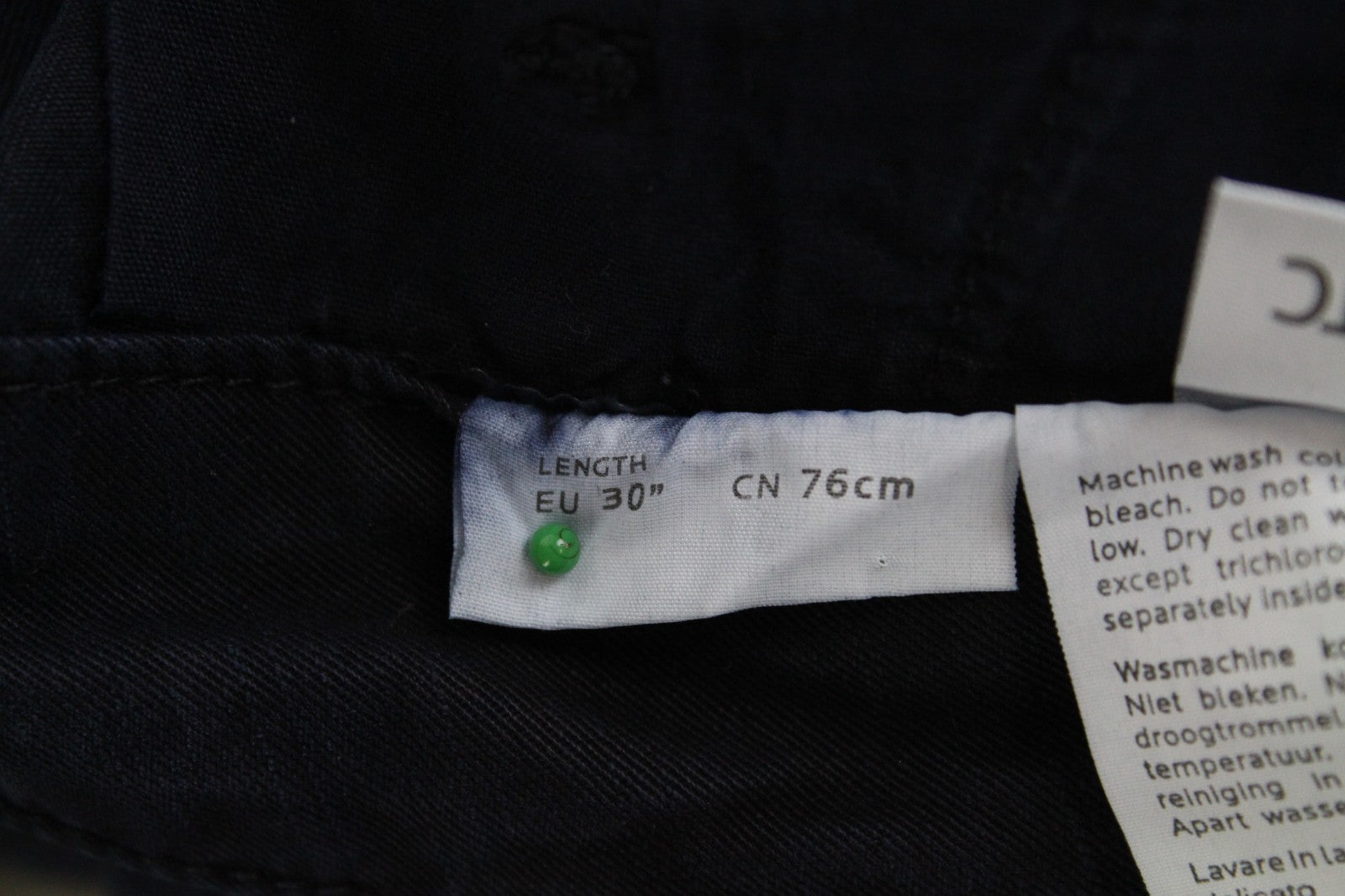 DENHAM Tara Women Trousers W27/L30 Navy Cotton Blend Cargo Multi Pocket Casual