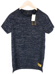 SCOTCH & SODA Ams Couture Men T-Shirt S Dark Navy Cotton Blend Short Sleeved