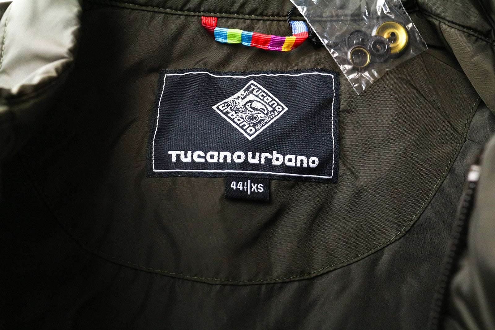 TUCANO URBANO Gomez Men's Jacket IT44 Dark Green Breathable Motorcycle Windproof