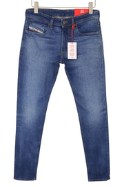 DIESEL 1979 Sleenker 0ENAH Men Jeans W30/L32 Blue Faded Whiskers Skinny Fit