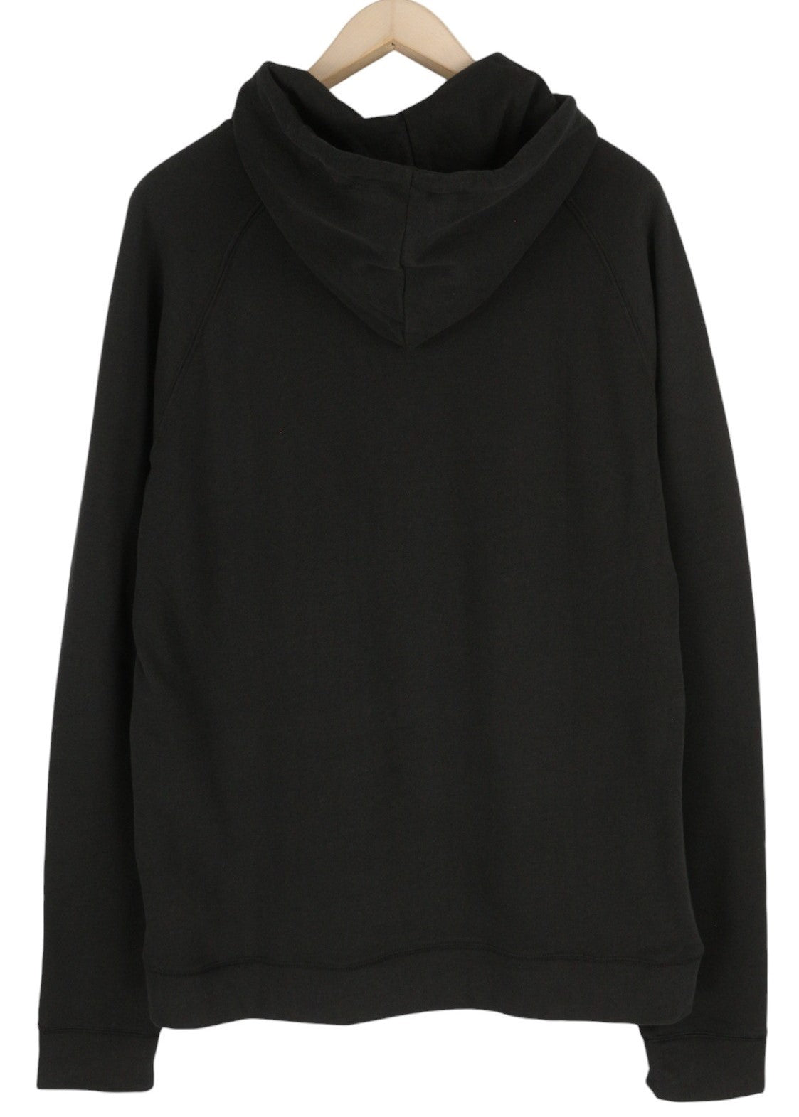 TOMMY HILFIGER OH Men Hoodie L Pull On Black Front Logo Pyjama Top Sleepwear