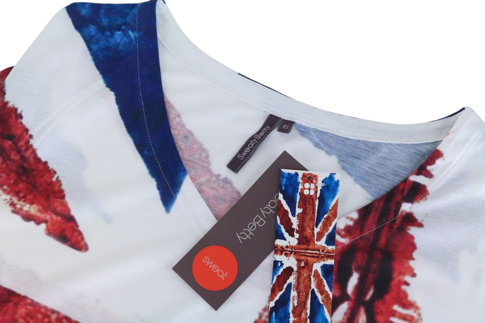 SCOTCH & SODA Boyfriend Tee Women T-Shirt XS White Printed Loose Short Sleeved