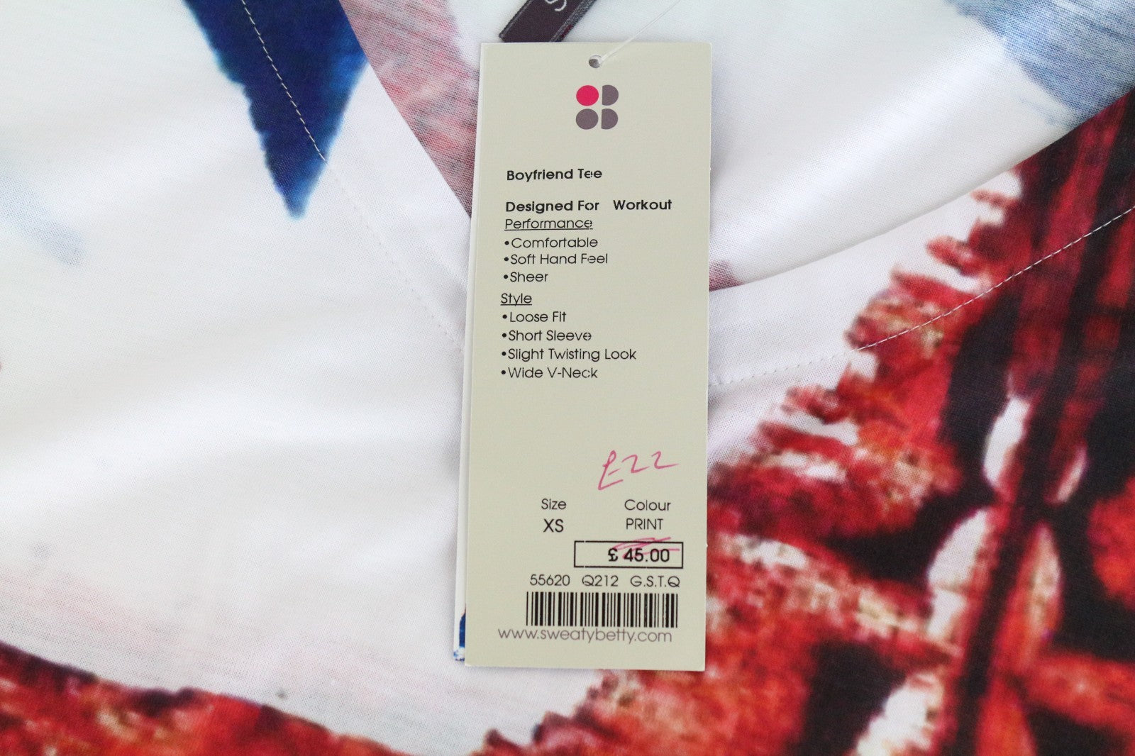 SCOTCH & SODA Boyfriend Tee Women T-Shirt XS White Printed Loose Short Sleeved
