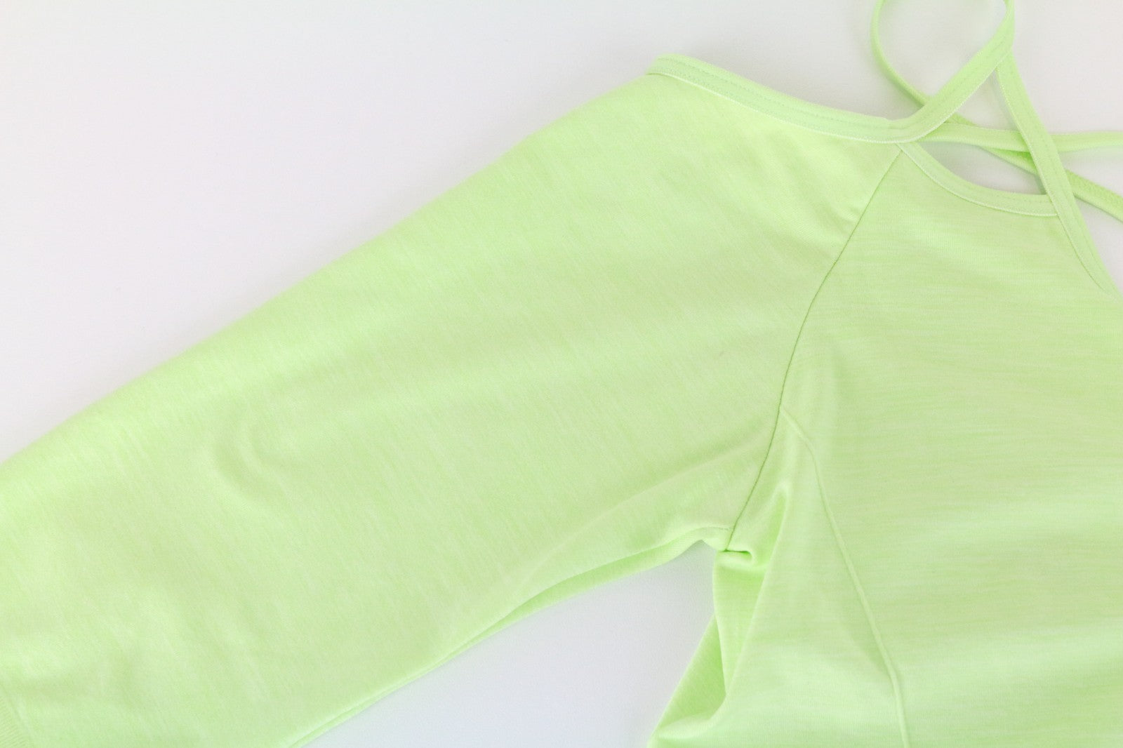 SCOTCH & SODA Vitality Dance Women T-Shirt L Green Stretch Cropped Lightweight