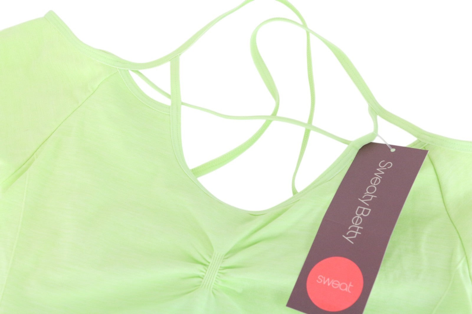 SCOTCH & SODA Vitality Dance Women T-Shirt L Green Stretch Cropped Lightweight