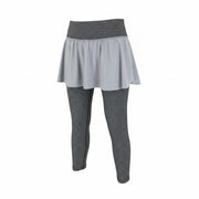 SWEATY BETTY Women Sport Leggings ~W26 Grey Layered Capri Skrit Activewear Gym