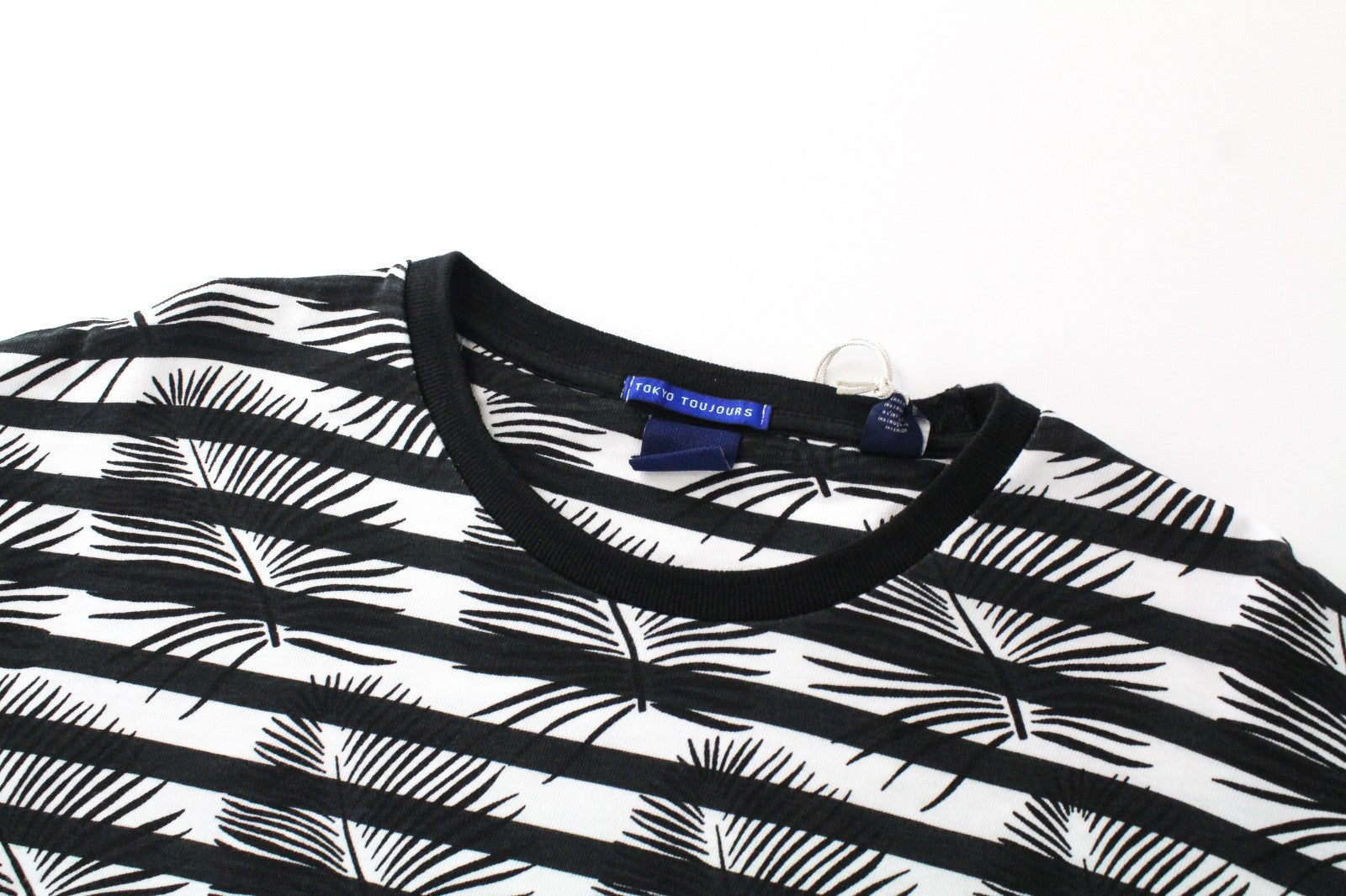 SCOTCH & SODA Ams Couture Men T-Shirt M Black White Striped Print Anti Fit