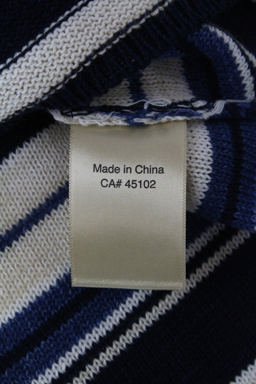 SCOTCH & SODA Ams Couture Men Sweatshirt ~S Blue Striped Linen Blend Pull On