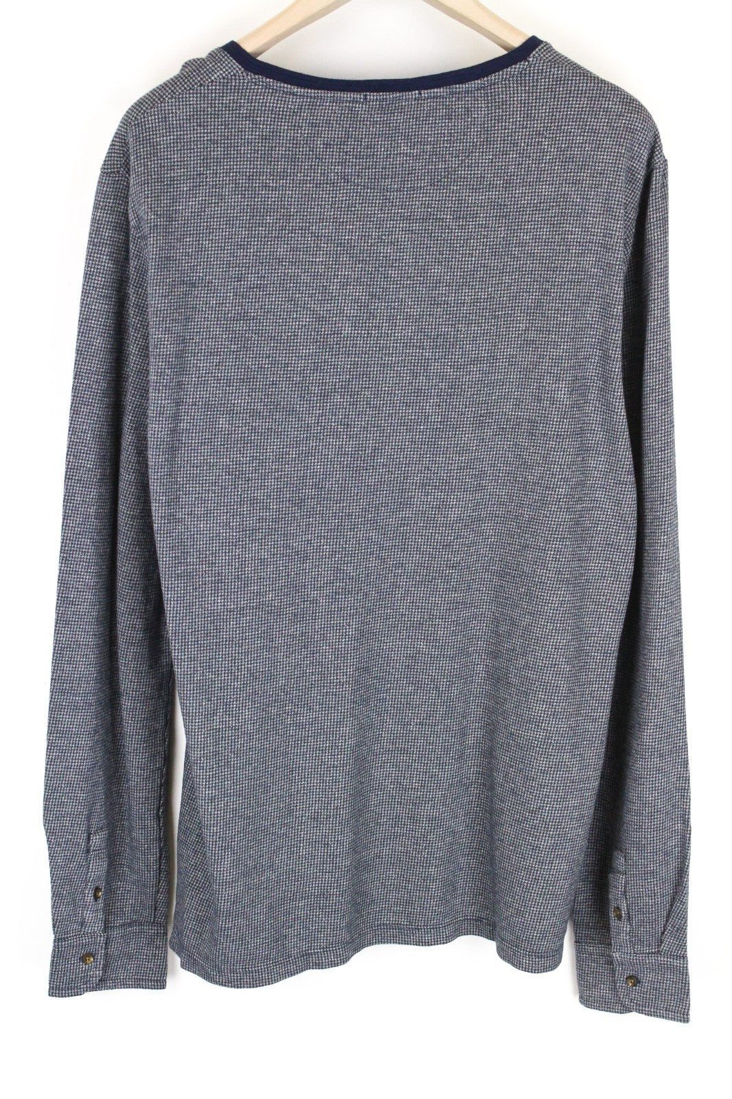 SCOTCH & SODA Ams Couture Men Sweatshirt XL Grey Blue Pattern Pure Cotton