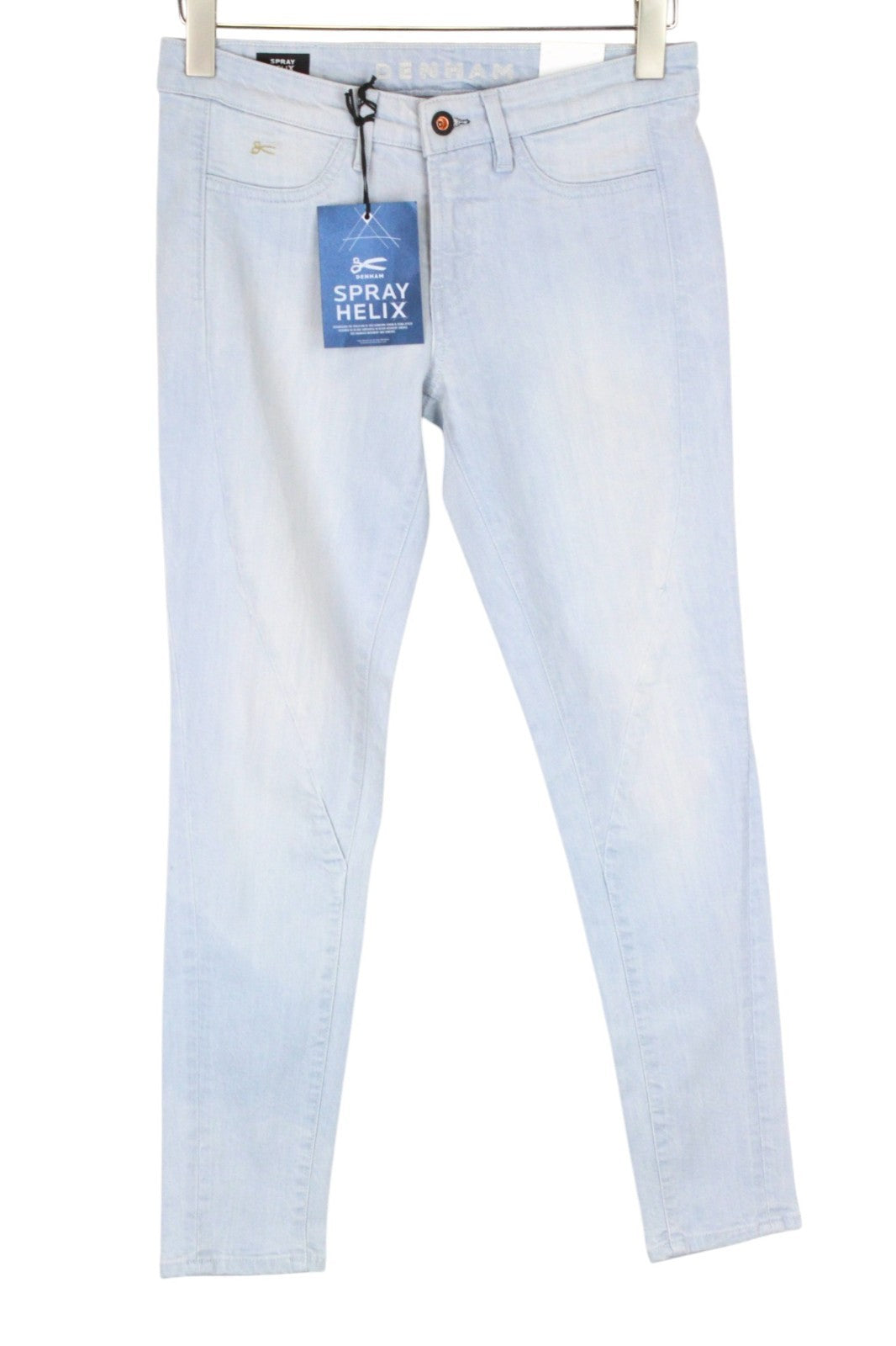 DENHAM Spray Helix Women Jeans W27/L28 Super Tight Fit Blue Cotton Stretch