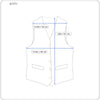 Blue Wool Waistcoat
