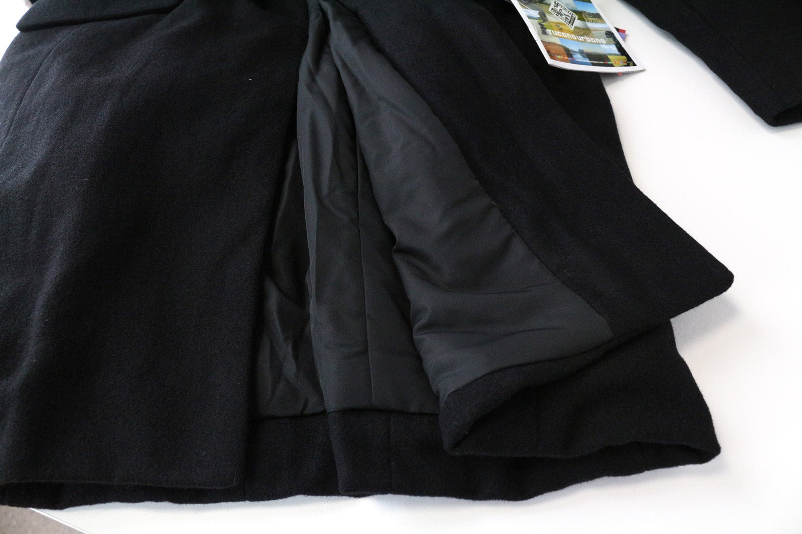 TUCANO URBANO New Carmen Women's Coat IT40 Black Wool Blend Breathable