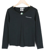 TUCANO URBANO T-TU Lady Women's T-Shirt S Black V-Neck Reflective Pure Cotton