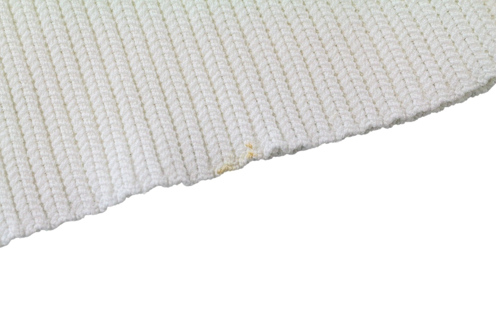 SUISTUDIO Dana Women's Top XS Off-White Slim Ribbed Knit Tank Sleeveless Vest