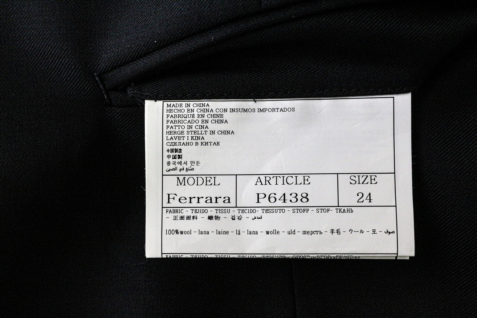 SUITSUPPLY Ferrara Men's Waistcoat UK38S Navy Slim Pure Wool V-Neck Classic Vest