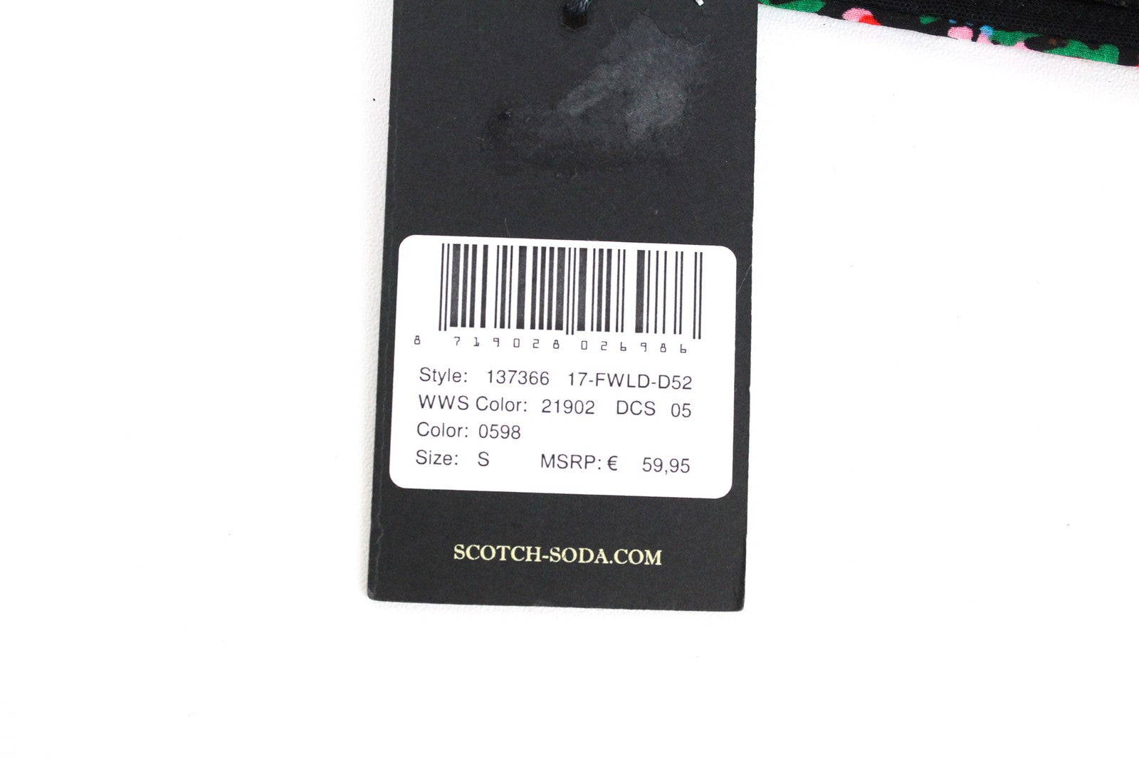 MAISON SCOTCH Women's S Red Floral Print Bralette & Panty Underwear Set