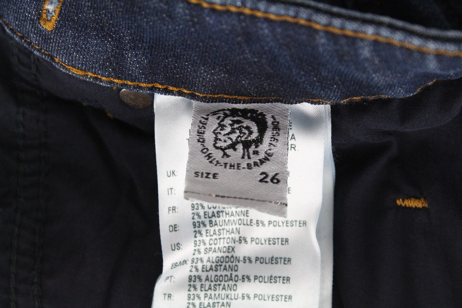 DIESEL D-Luhic-SP-NE 069IU Men's W26 Blue Boys Slim Carrot Sweat Jogg Fit Jeans