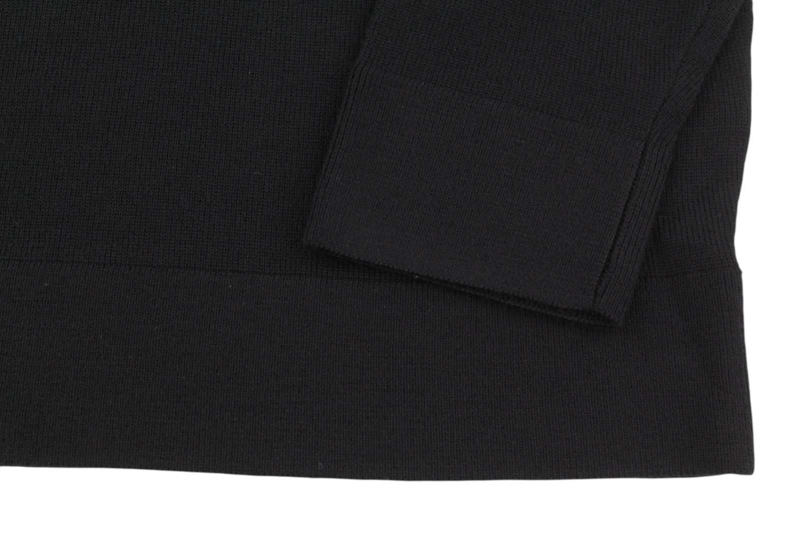 CALVIN KLEIN Merino Rws Turtle Men Jumper M Black Knitted Logo Pull On RRP129
