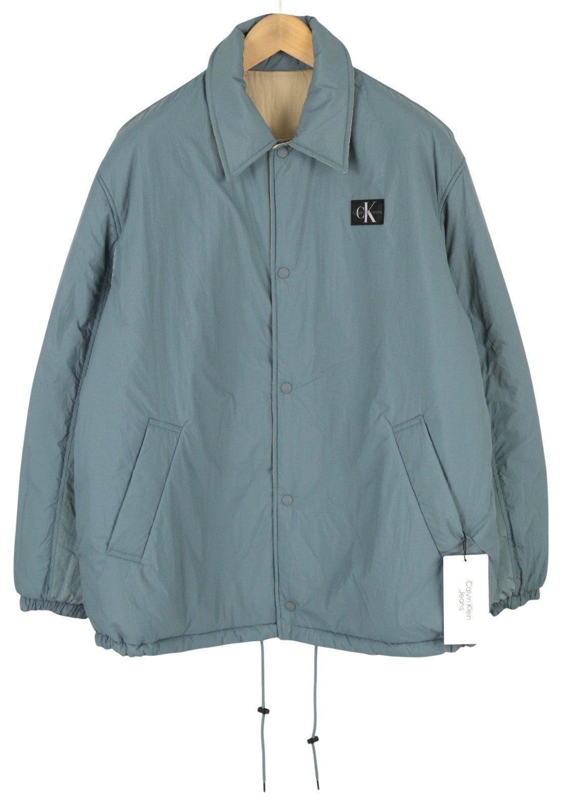CALVIN KLEIN Reversible Skater Men Jacket M Unisex Oversized Loose Fit RRP279
