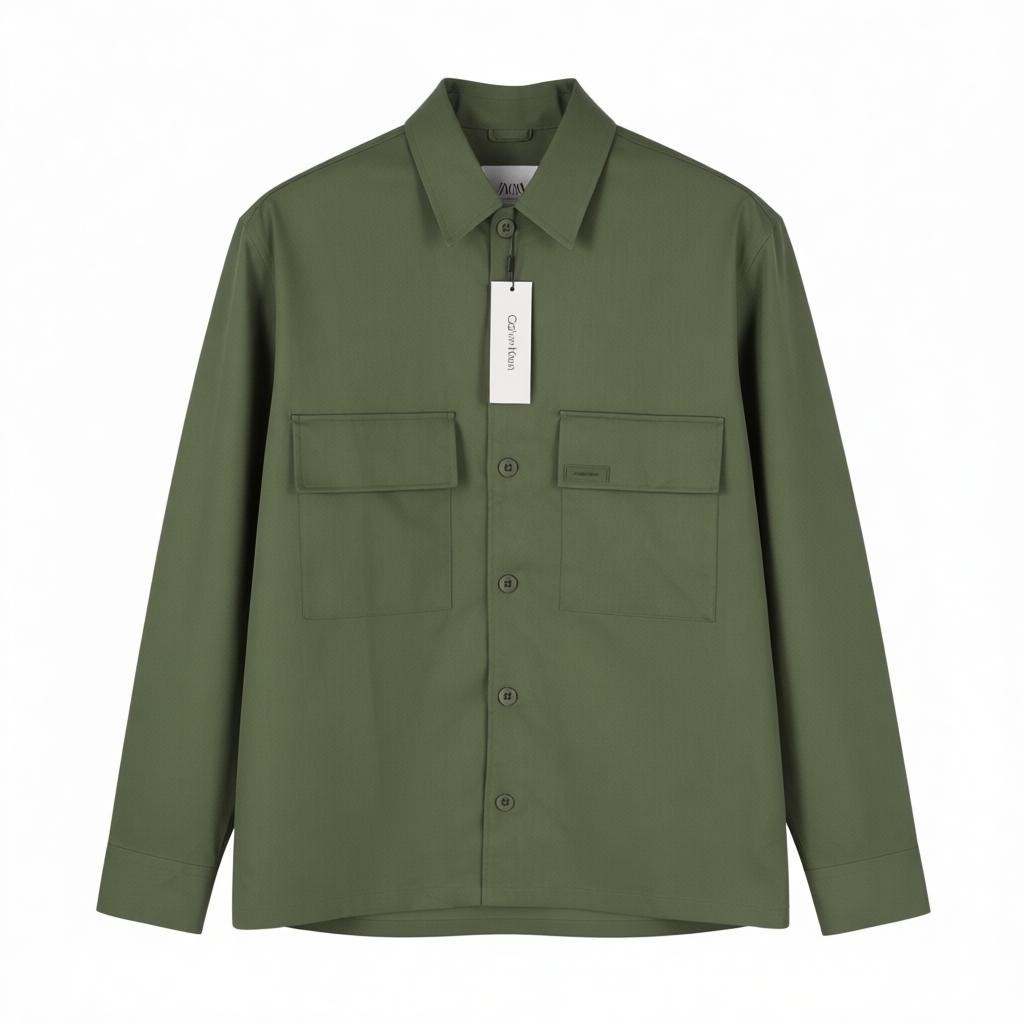 Button-Up Minimal Twill Tail