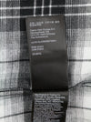 Black Cotton Button-Up