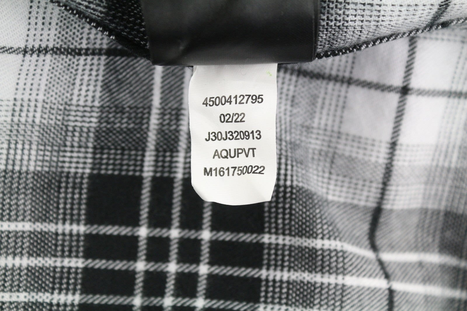CALVIN KLEIN Men Shirt XL Flannel Plaid Patch Pockets Spread Neck Logo Casual