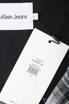 Black Cotton Button-Up