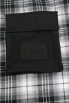 Black Cotton Button-Up