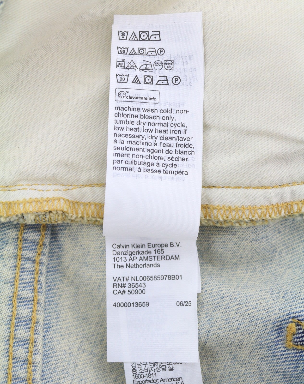 CALVIN KLEIN COLLECTION Women Jeans W26/L32 Blue Faded Wide Relaxed RRP491
