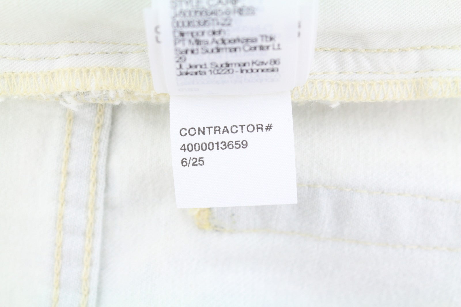 CALVIN KLEIN COLLECTION Women Jeans W29/L32 White Faded Relaxed Straight