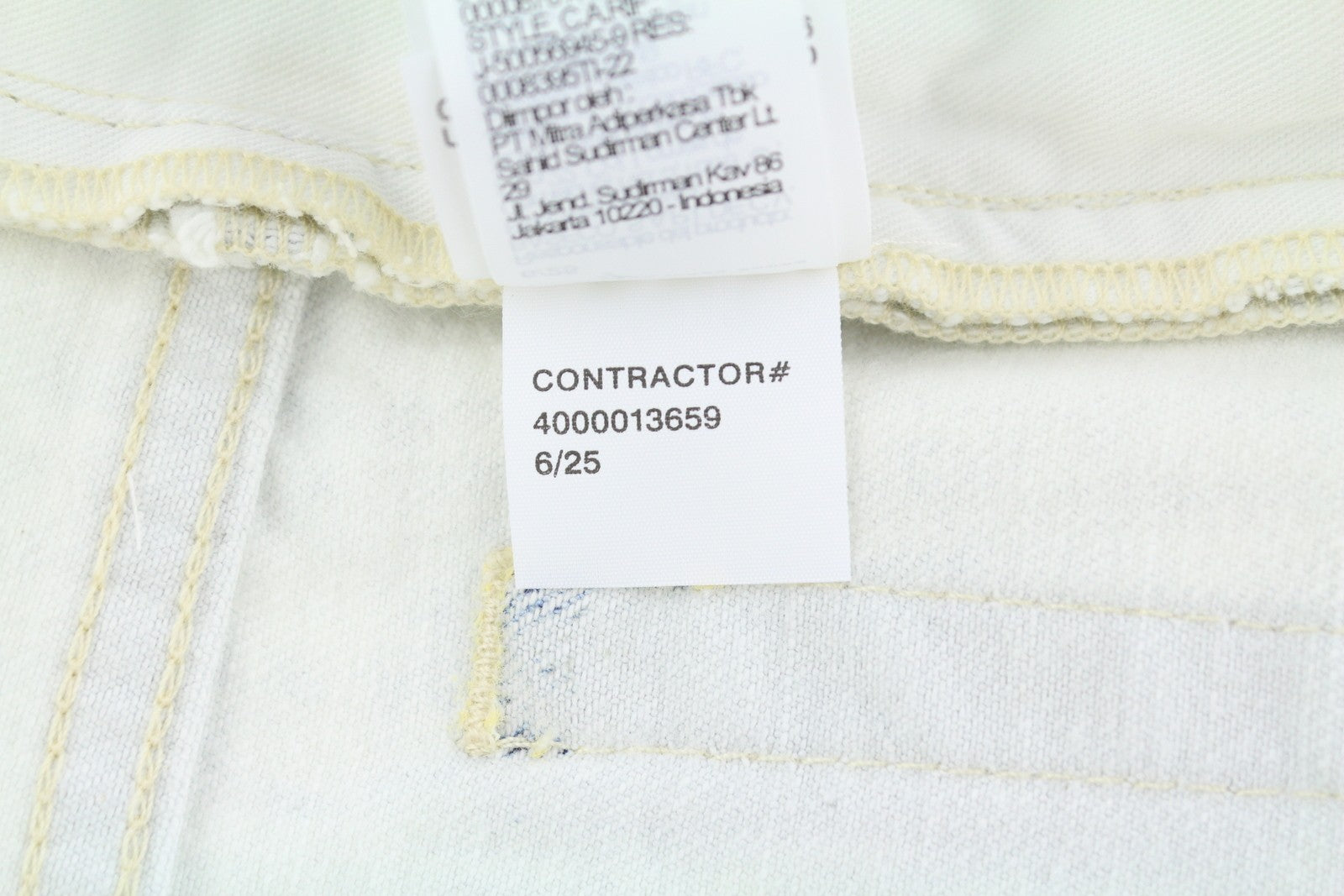 CALVIN KLEIN COLLECTION Women Jeans W28/L32 White Faded Relaxed Straight