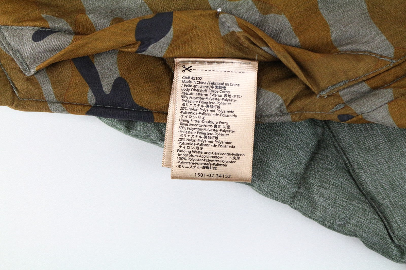 SCOTCH & SODA Ams Couture Men Jacket S Green Reversible Military Pattern Vest