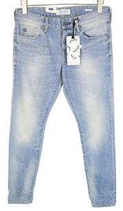 SCOTCH & SODA Ralston Men Jeans W28/L32 Slim Fit Washed Blue Pure Cotton