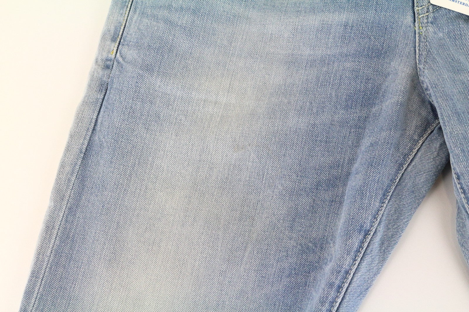 SCOTCH & SODA Ralston Men Jeans W28/L32 Slim Fit Washed Blue Pure Cotton