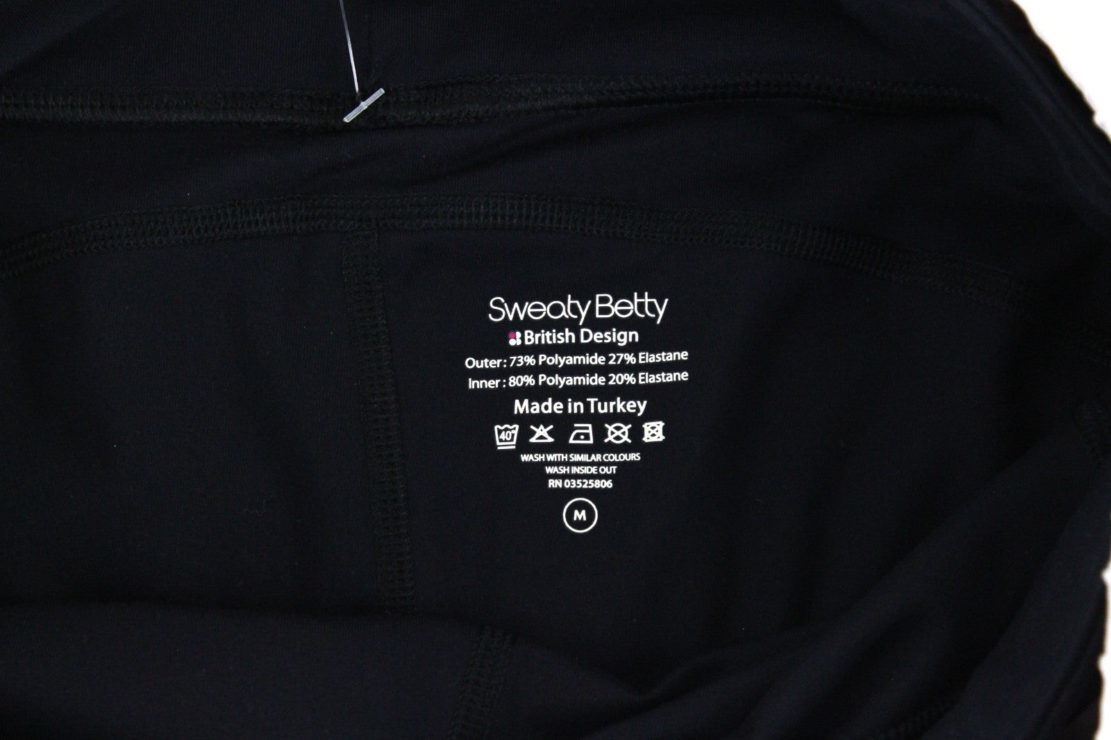 SWEATY BETTY Aerial 2in1 Women Shorts M Purple Black Sports Gym Stretch Logo