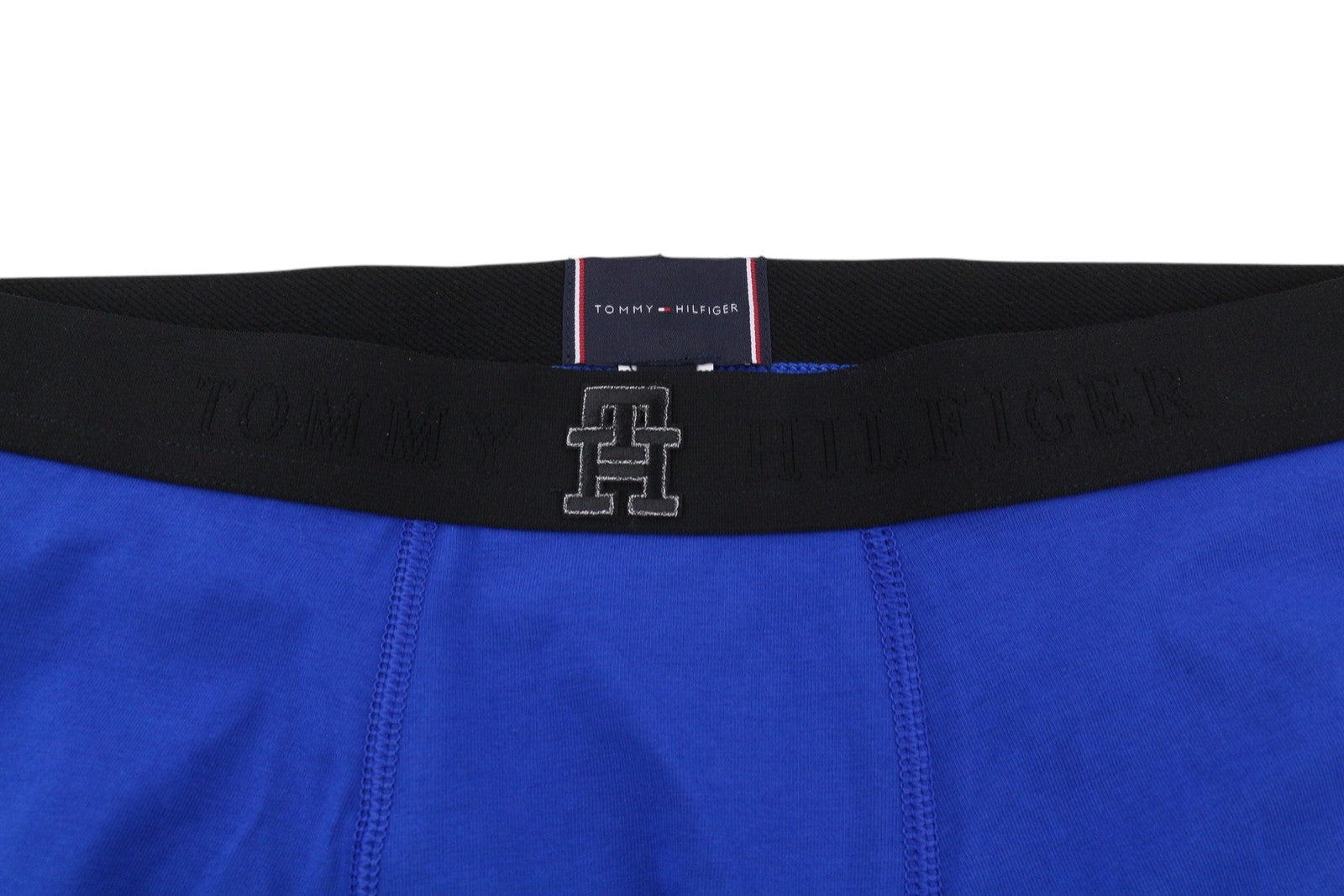 TOMMY HILFIGER Men Underwear M Blue Trunk Print & Sock Set Boxers Embroidered