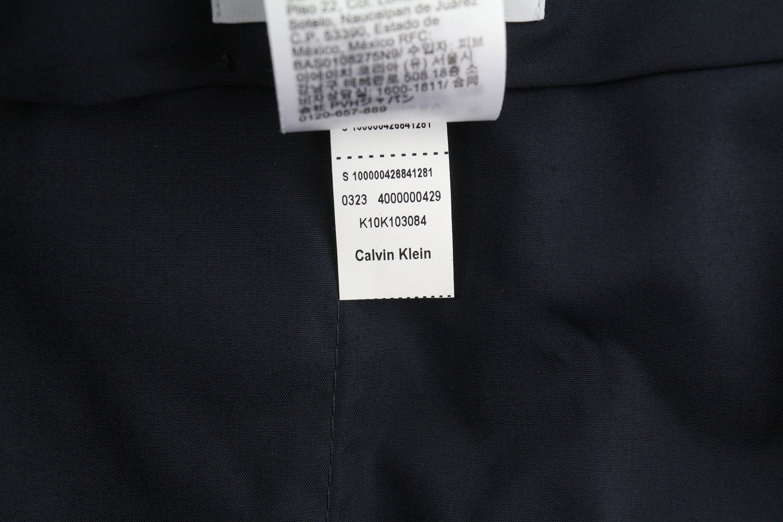 CALVIN KLEIN Stretch Wool Slim Men Trousers W30 Blue Flat Front Classic RRP139