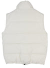 White Polyamide Waistcoat