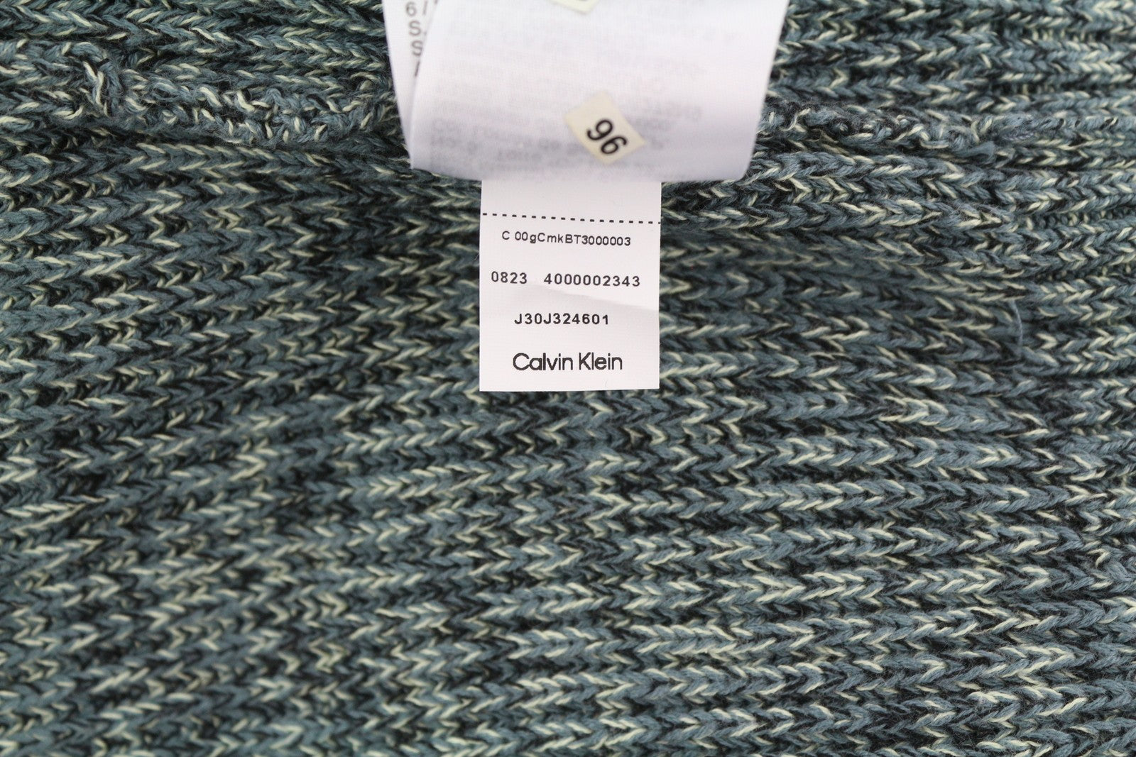 CALVIN KLEIN Twisted Yarn Cardigan Men Jumper L Multicoloured Button-Up RRP129