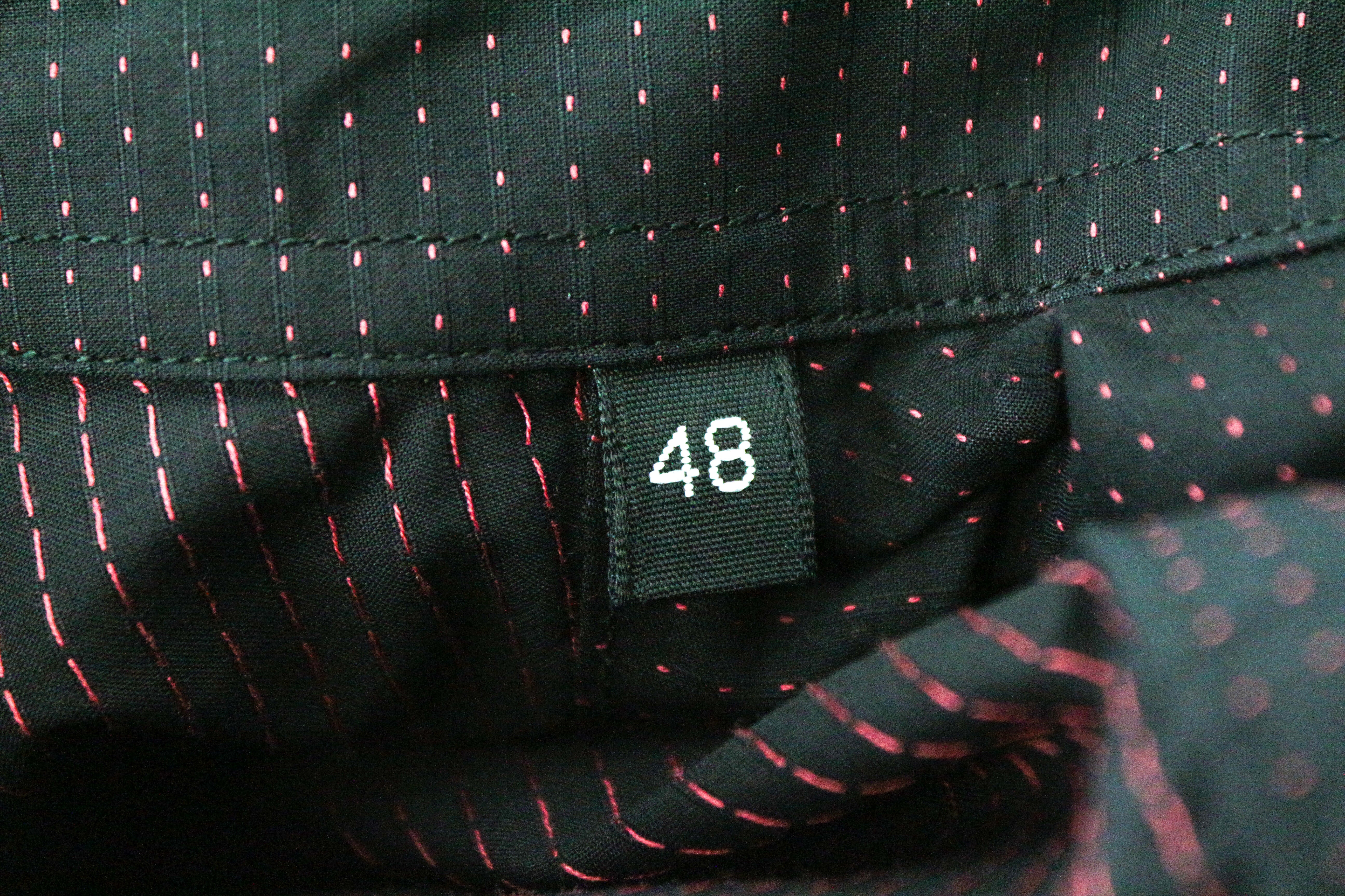 RICHMOND Men's Shirt M/L Navy Dot Pattern Pure Cotton Long Sleeve Button-Up