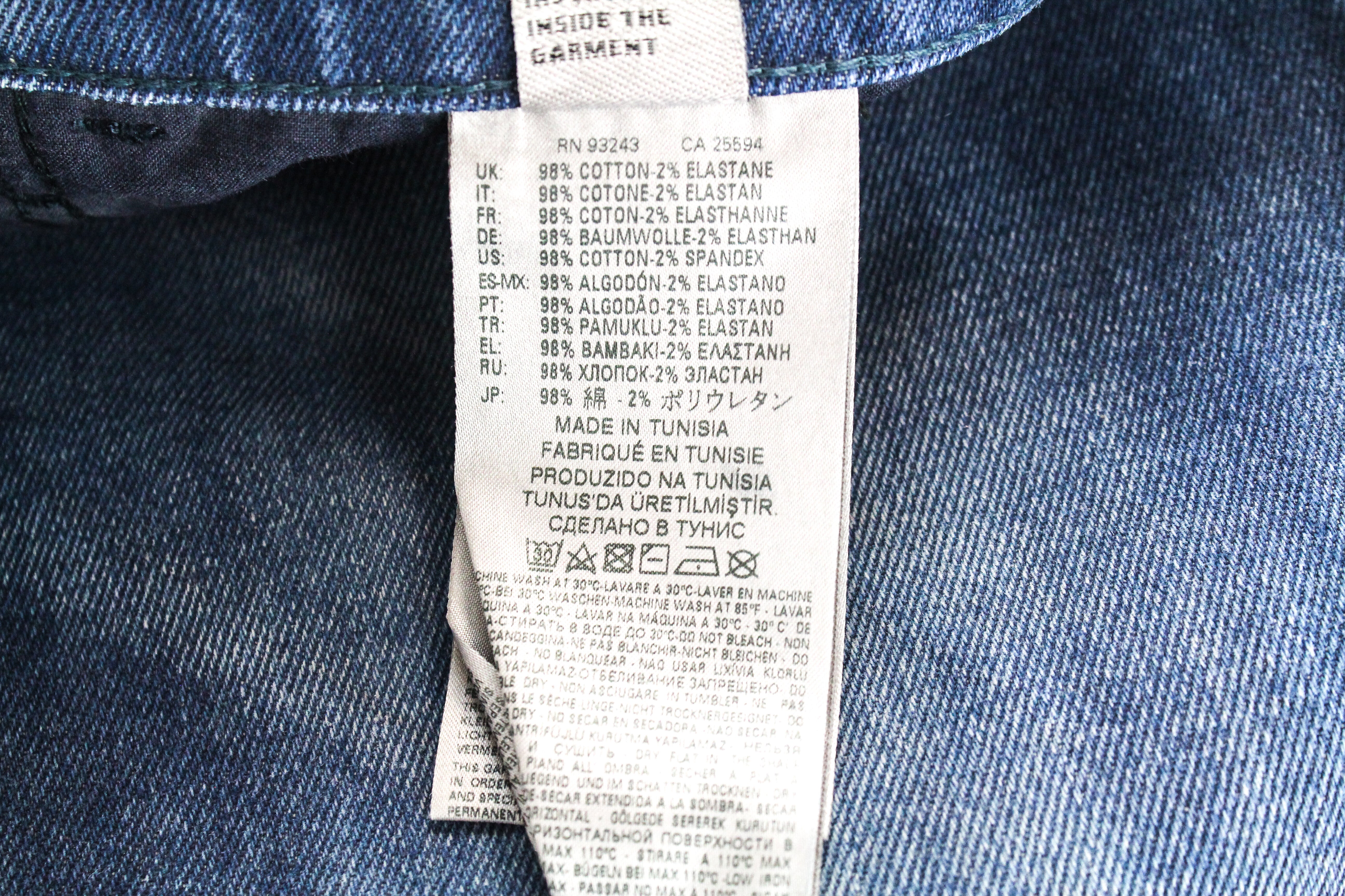 DIESEL D-Eetar 0870I Men's Jeans W32/L32 Tapered Blue Stretch