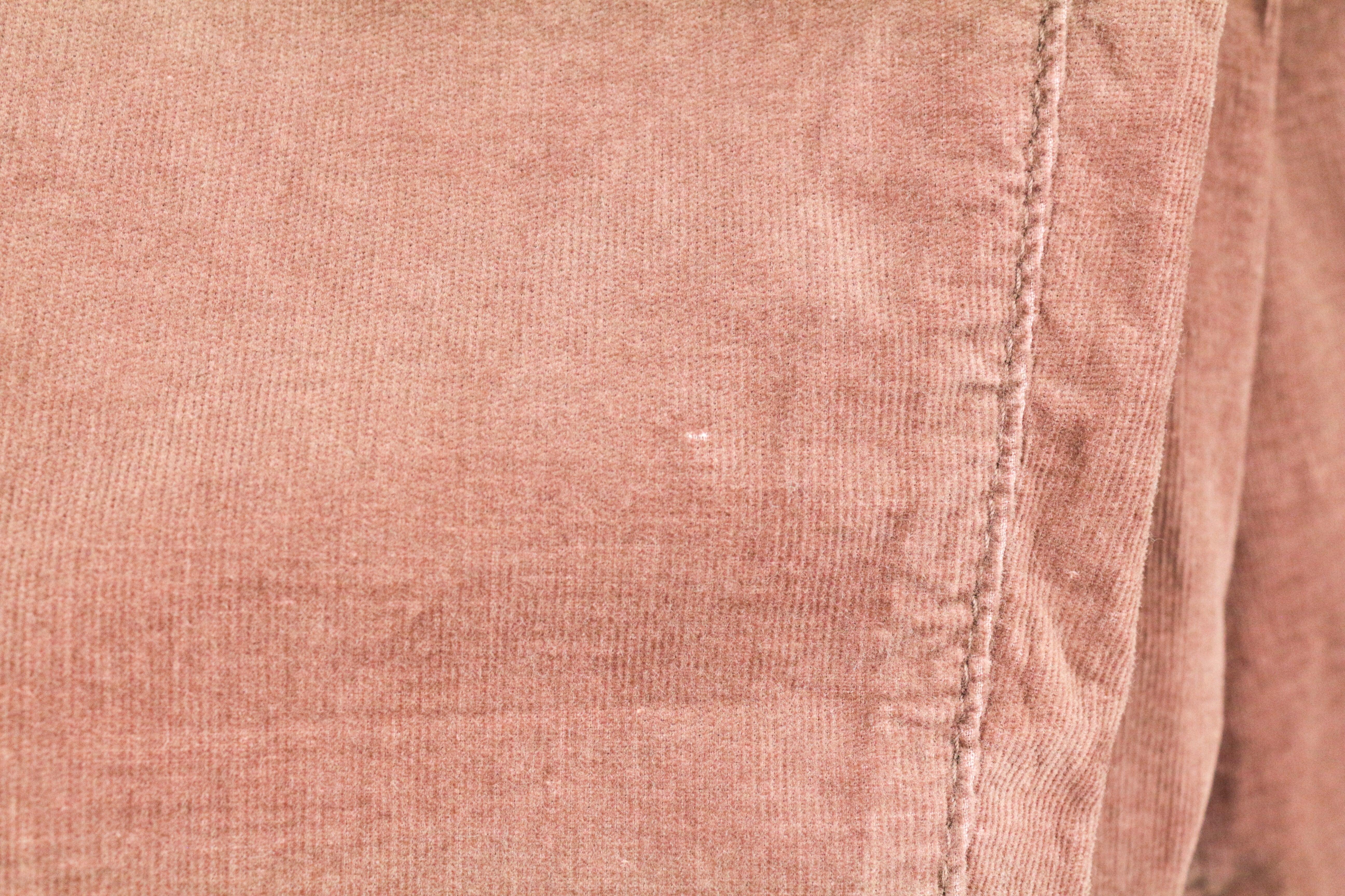 LOUNGE NINE Women's Trousers 42 Brown Corduroy Straight Cotton Pull-On Pants