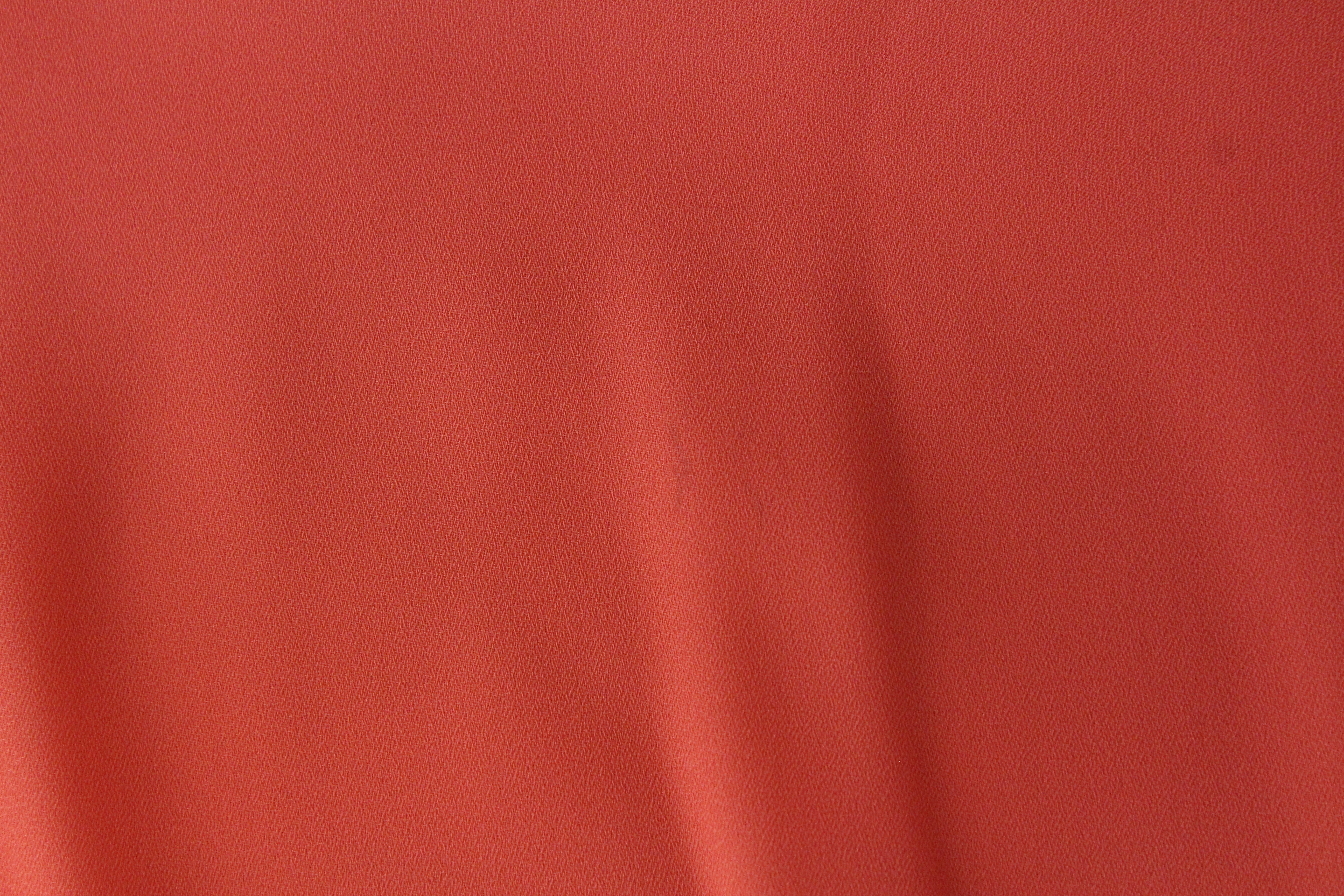 MAISON SCOTCH Women Blouse ~M Bright Orange Long Sleeved Wrappd V-Neck