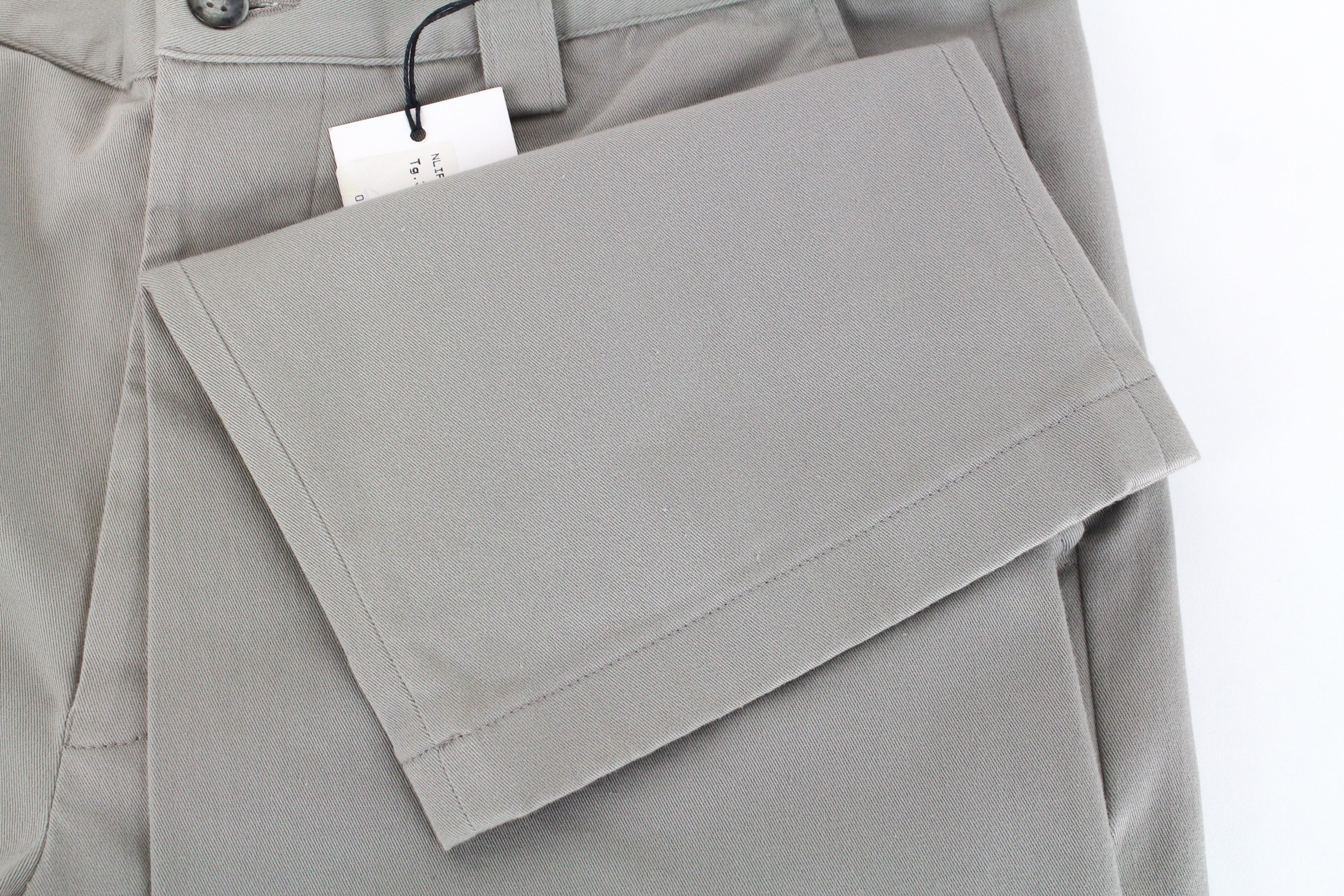 RICHMOND Men's Trousers 48 Grey Multi Pocket Cotton Stretch Casual Pants