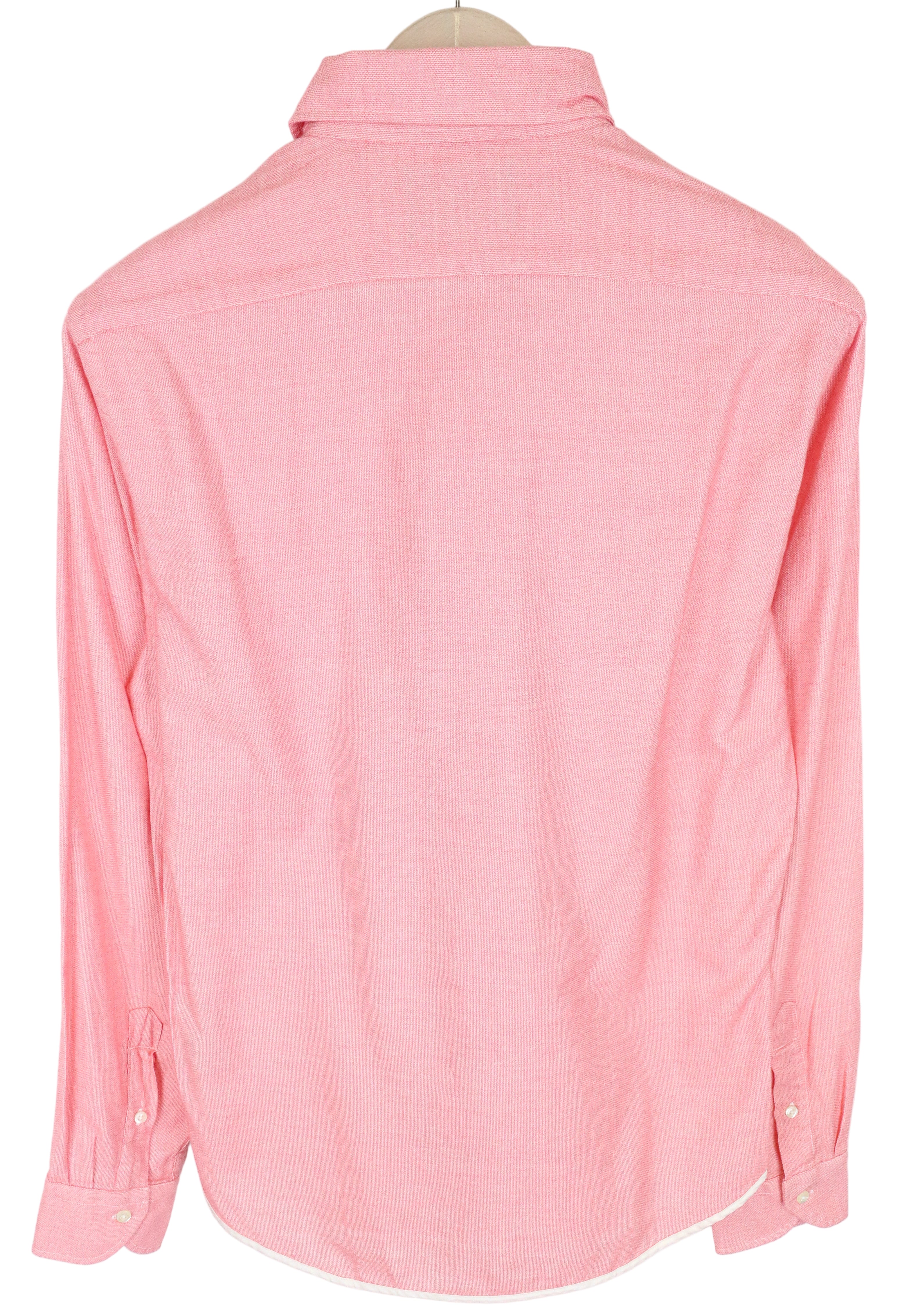 SCOTCH & SODA Ams Couture Men's Shirt S Pink Cotton Cutaway Collar